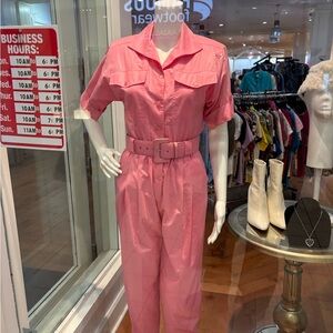Golden girls -“rose” like Pink Women's Jumpsuit Vintage